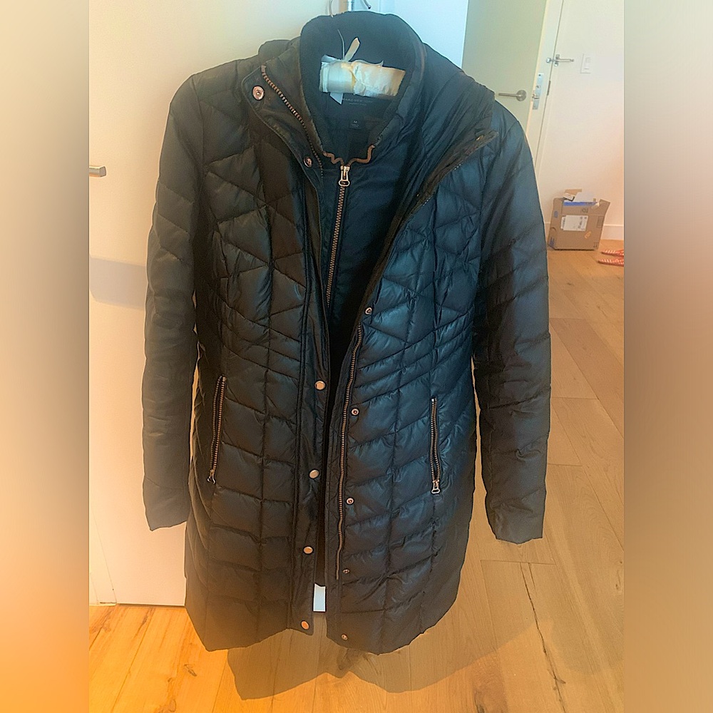 BLACK FRIDAY SPECIAL - ANDREW MARC mid length puffer coat with built in vest